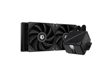 ID-Cooling CPU Water Cooler - DASHFLOW 240 BASIC BLACK (15.2~35.2dB; max. 140,16 m3/h; 2x12cm, fekete)