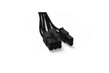 Be Quiet! Kábel - PCI-E Power Cable CP-6610 (6+2 tű, 1 csatlakozó, erenként harisnyázott, 60 cm, fekete)