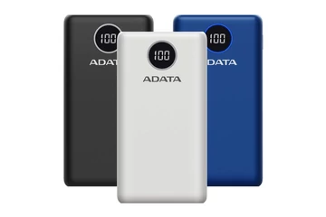 ADATA Akkubank - P20000QCD 20000mAh (Powerbank, 2xUSB-A, 1xUSB-C, kijelző, fehér)