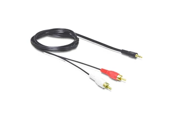 Delock Kábel - 84000 (3.5mm Jack  > 2xRCA apa/apa, 1,5m)