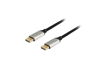 Equip Kábel - 119265 (Premium, DisplayPort1.4 kábel, 8K/60Hz, apa/apa, fekete, 5m)