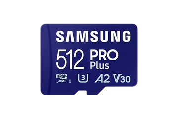 Samsung MicroSD kártya - 512GB MB-MD512SA/EU (PRO PLUS, UHS-I, R180/W130, adapter, 512GB)