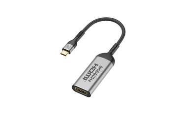 Promate Átalakító - MEDIALINK 8K (USB-C adapter, 1x8K HDMI, szürke)