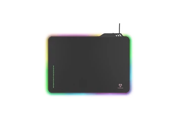 Vertux Egérpad - FLUXPAD (csúszásmentes, vízálló, RGB LED, fekete)