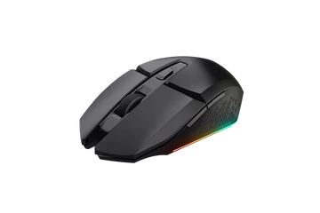 Trust Egér Gamer Vezeték nélküli - GXT110 Felox (Optikai érzékelő; 800-4800DPI; 6 gomb; LED; Akkumulátor; fekete)