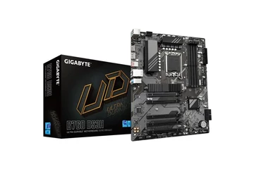 Gigabyte Alaplap - Intel B760 DS3H s1700 (B760, 4xDDR5, 7600MHz, DP/HDMI, 4xSATA3, M.2, 4xUSB2.0, 3xUSB3.2, 2xType-C)