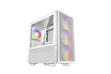 DeepCool Számítógépház - CH560 WH (fehér, 3x14cm + 1x12  A-RGB ventilllátor, E-ATX, 2xUSB3.0)