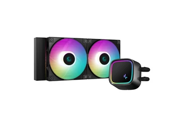 DeepCool CPU Water Cooler - LE520 (max 17,8dB; max. 145,86 m3/h; 2x12cm, A-RGB LED)