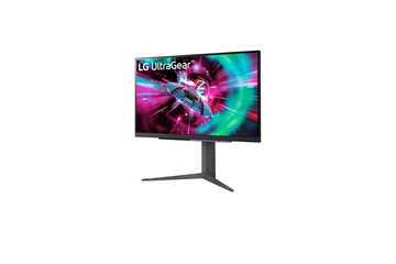 LG Monitor 27" Gamer - 27GR93U-B (IPS; 21:9; 3840x2160; 144Hz; 1ms; 400cd; HDMIx2; DP; USB; G-Sync; HDR, Pivot)