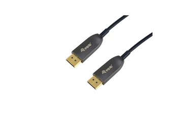 Equip Kábel - 119442 (Aktív, DisplayPort 1.4, apa/apa, 8K/60Hz, HDCP/HDR/DSC/MST, aranyozott, 20m)