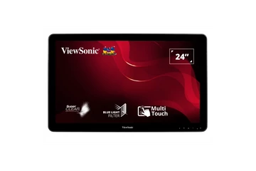 ViewSonic Portable Monitor 23,6" - TD2430 (VA,16:9, 1920x1080, 10 point Touch, 10ms, 200cd/m2, VGA, DVI, HDMI, USB, SPK)
