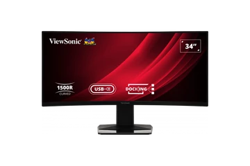 ViewSonic Monitor 34" - VG3419C (VA, 120Hz, 21:9, 3440x1440, 3,5ms, 300cd/m2, Type-C, HDMI, DP, LAN, SPK, mag. áll.)