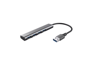 Trust USB Hub - Halyx (USB; 4port USB3.2; aluminium)