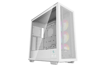 DeepCool Számítógépház - MORPHEUS WH (fehér, moduláris, 3x140mm venti,Mini-ITX /M-ATX /ATX /E-ATX, 4xUSB3.0, 1xUSB-C)