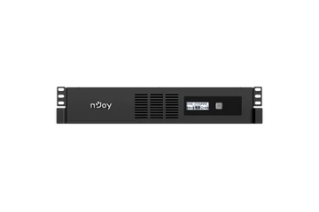 NJOY Szünetmentes 800VA - Code 600 (4 IEC C13, line-interaktív, USB menedzsment, szoftver, LCD kijelző, 2U rack)