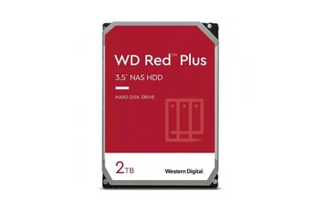 Western Digital Belső HDD 3.5" 2TB - WD20EFPX (5400rpm, 64 MB puffer, SATA3 - Red Plus széria)