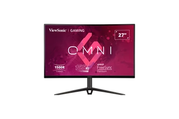 ViewSonic Monitor 27" - VX2718-2KPC-MHDJ (VA, 2K, 165Hz, 1ms, 250cd/m2, 2xHDMI, DP, VESA, SPK, ívelt, mag.ál)