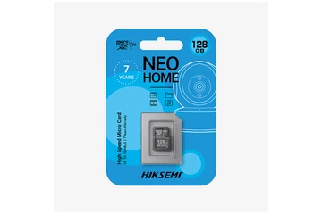 Hikvision HIKSEMI MicroSD kártya - NEO HOME 128GB microSDXC™, Class 10 and UHS-I, 3D NAND (adapter nélkül)