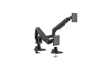 Equip Monitor Asztali konzol - 650182 (17"-35", 2 monitor, dönthető, forgatható, Max.: 2x20kg, fekete)