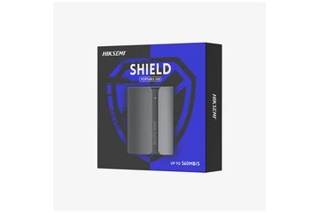 Hikvision Külső SSD 1TB - T300S SHIELD (USB 3.1 Type-C) Fekete