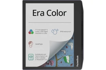 POCKETBOOK e-Reader - PB700K3 ERA COLOR Sea (7"E Ink 1680x1264, Cpu: 1,8GH, 32GB,2500mAh, wifi, B, USB-C, kép megvilág.)