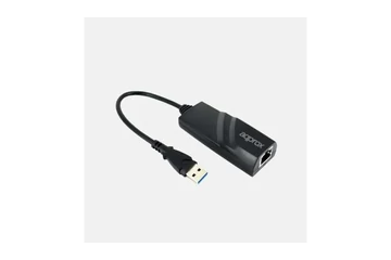 APPROX Kábel átalakító - USB3.0 to RJ45 (10/100/1000) Fekete