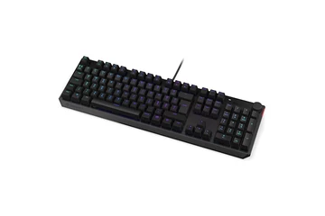 Endorfy Billentyűzet - Thock (RGB, Kailh Red Switch, mechanikus, 104 gomb, 1,8m, HU, fekete)