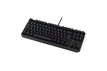 Endorfy Billentyűzet - Thock TKL (RGB, Kailh Red Switch, mechanikus, 87 gomb, 1,8m, HU, fekete)