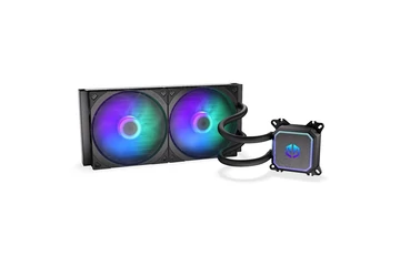 Endorfy CPU Water Cooler - Navis F280 ARGB (vízhűtés, Fluctus 2x140 PWM ARGB, AIO, fekete)