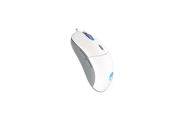 Endorfy Egér - GEM Onyx (8000 DPI, ARGB, PixArt chip, optikai, 1,8m, fehér)
