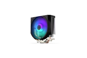 Endorfy CPU Cooler - Spartan 5 ARGB (12 cm, 4 pin, 2x heatpipe, PWM, TDP 160W, fekete)