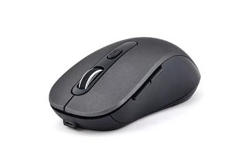 Bluestork Vezeték nélküli Egér - M-WL-OFF70-GREY (Rechargeable, 1600 DPI, 6 gomb, optikai, szürke)
