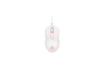 The G-Lab Vezeték nélküli Gamer Egér - KULT HELIUM WL W(3200 DPI, 6 gomb, makro,  RGB LED, fehér)