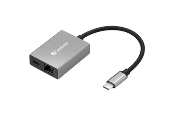 Sandberg Átalakító - USB-C Gigabit Adapter PD100W