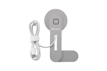 Sandberg Telefon tartó/töltő - ScreenMount Magnet Charger 15W