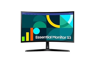 Samsung Monitor 24" - S24D366GAU (VA, 1920x1080, 16:9, FHD, 100HZ, 250cd/m2, 4ms, Pivot, Ívelt)