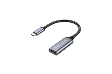 Conceptronic Kábel - ABBY09G (USB-C to HDMI, 4K/60Hz, szürke)