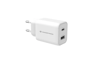 Conceptronic telefon töltő adapter - ALTHEA11W (USB-C+USB-A, 33W, fehér)