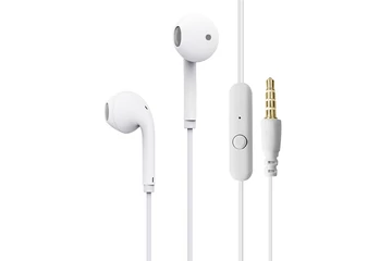 S-Link Fülhallgató - SL-KU175 (3,5 Jack, mikrofon, fehér)
