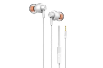 S-Link Fülhallgató - SL-KU180 (3,5 Jack, mikrofon, fehér)