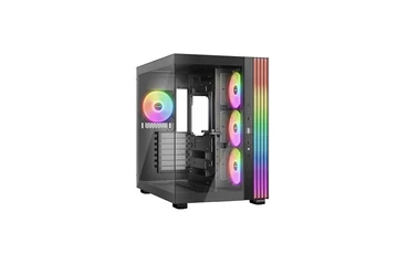 Be Quiet! Számítógépház - LIGHT BASE 600 LX Black (ATX, edzett üveg oldallap, fekete)