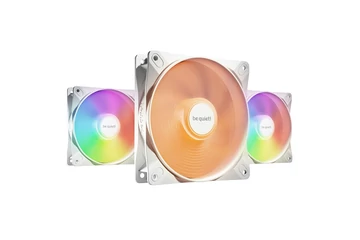 Be Quiet! Cooler 12cm - LIGHT WINGS LX 120mm PWM White Triple-Pack (RGB, 1600rpm, 25,5dB, fehér)