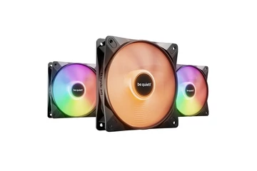 Be Quiet! Cooler 12cm - LIGHT WINGS LX 120mm PWM high-speed Triple-Pack (RGB, 2100rpm, 30,9dB, fekete)