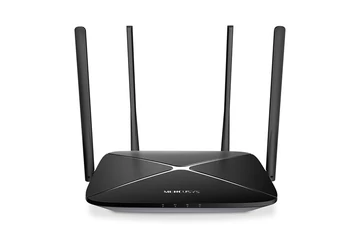 Mercusys Router WiFi AC1300 - AC12G (400Mbps 2,4GHz + 867Mbps 5GHz; 4port 1Gbps, WPA3)