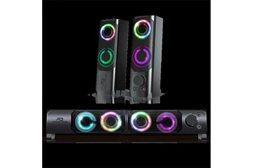 Advance Hangszóró - SOUNDPHONICS RGB 6W RMS (2.0, 3,5mm Jack, RGB, fekete)