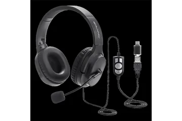 Advance Fejhallgató - SMARTPHONICS 550 (USB, 1,9m kábel, fekete)