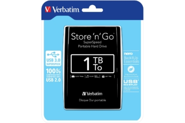 Verbatim Store 'n' Go 2.5" 1TB USB 3.0 Külső Winchester HDD