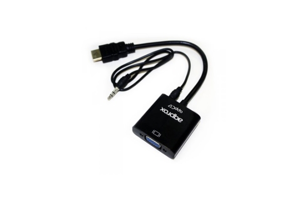 APPROX Átalakító - HDMI to VGA + AUDIO adapter APPC17