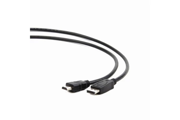 Gembird kábel displayport 1.2V - Hdmi 1.4V (APA-APA), 3m, fekete (CC-DP-HDMI-3M)