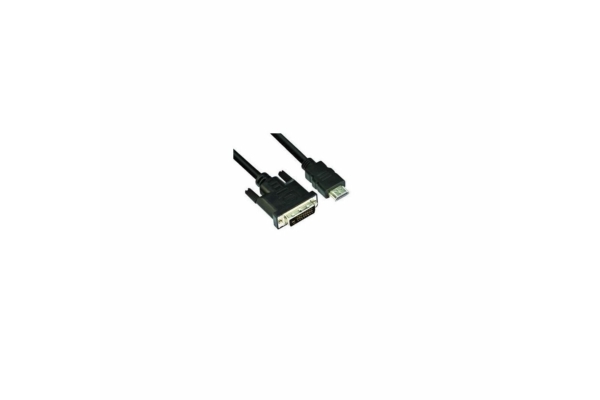 VCOM kábel HDMI-DVI 3m (HDMI M--DVI24+1m 1080P) (CG481G-3)